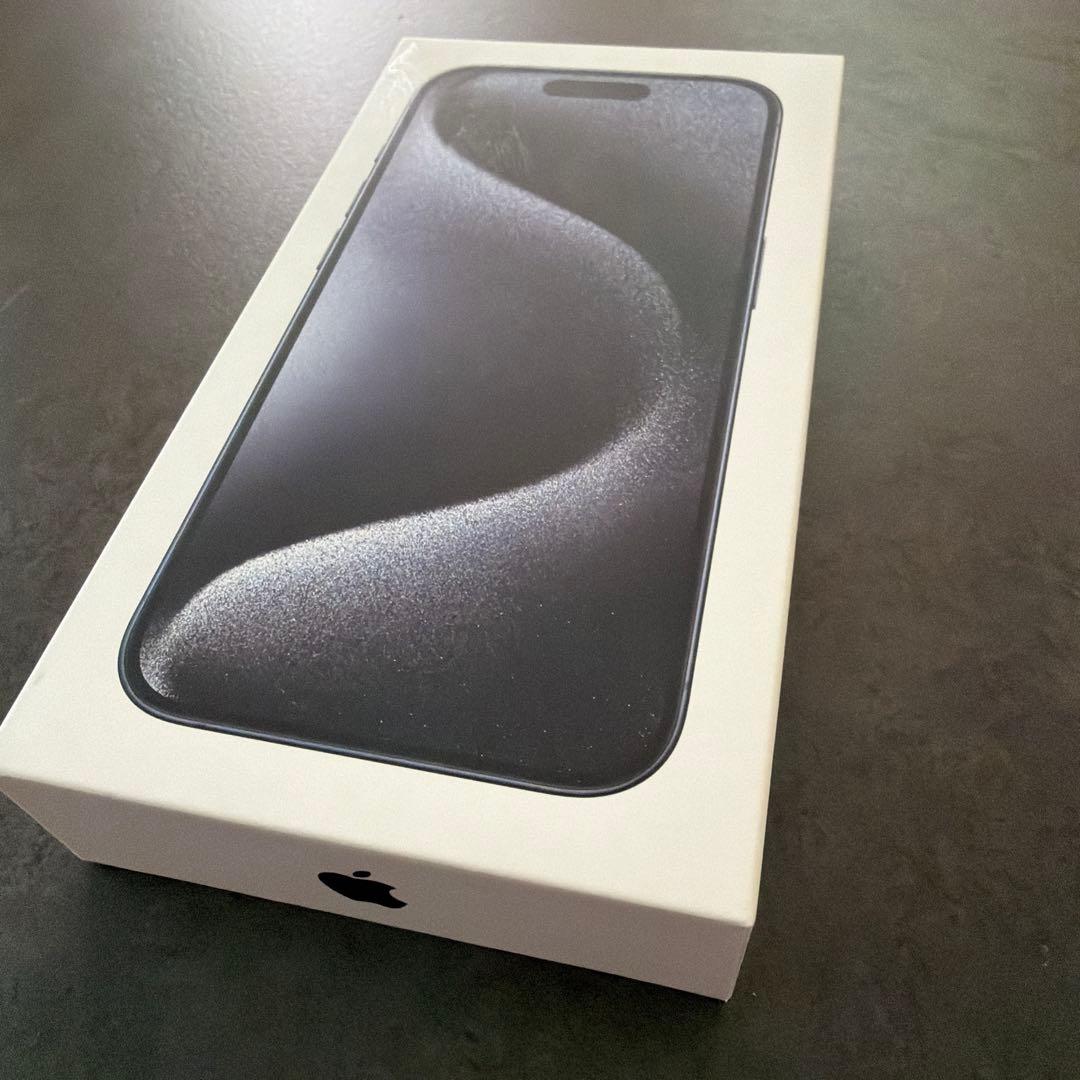 【美品電池93%】iPhone15 Proブルーチタニウム256GBSIMフリ-