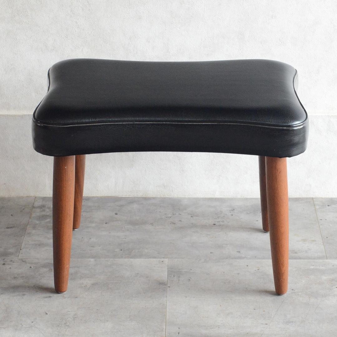 デンマーク 北欧ヴィンテージ オットマン 北欧家具 スツール チーク北欧デザイン