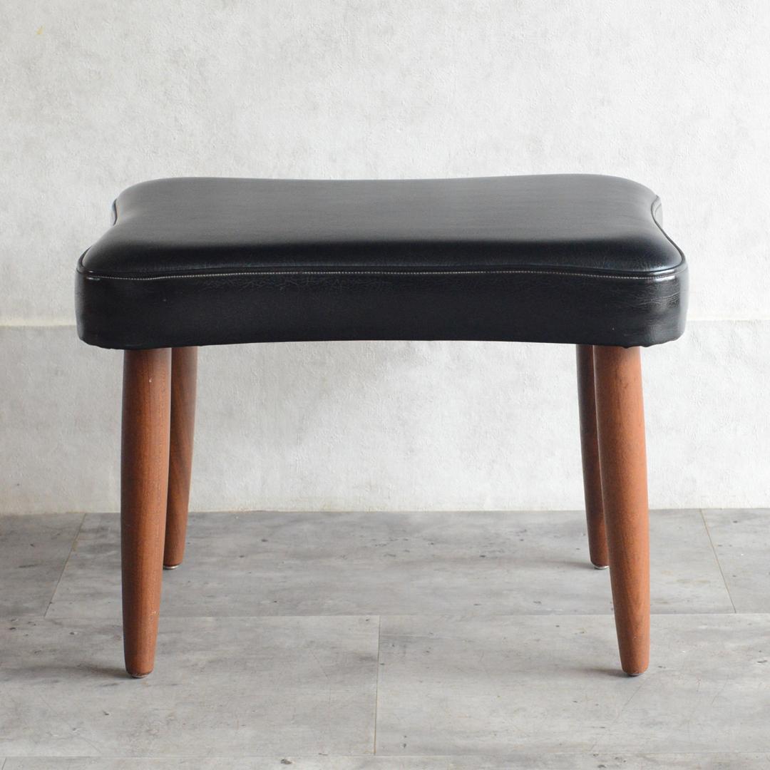 デンマーク 北欧ヴィンテージ オットマン 北欧家具 スツール チーク北欧デザイン