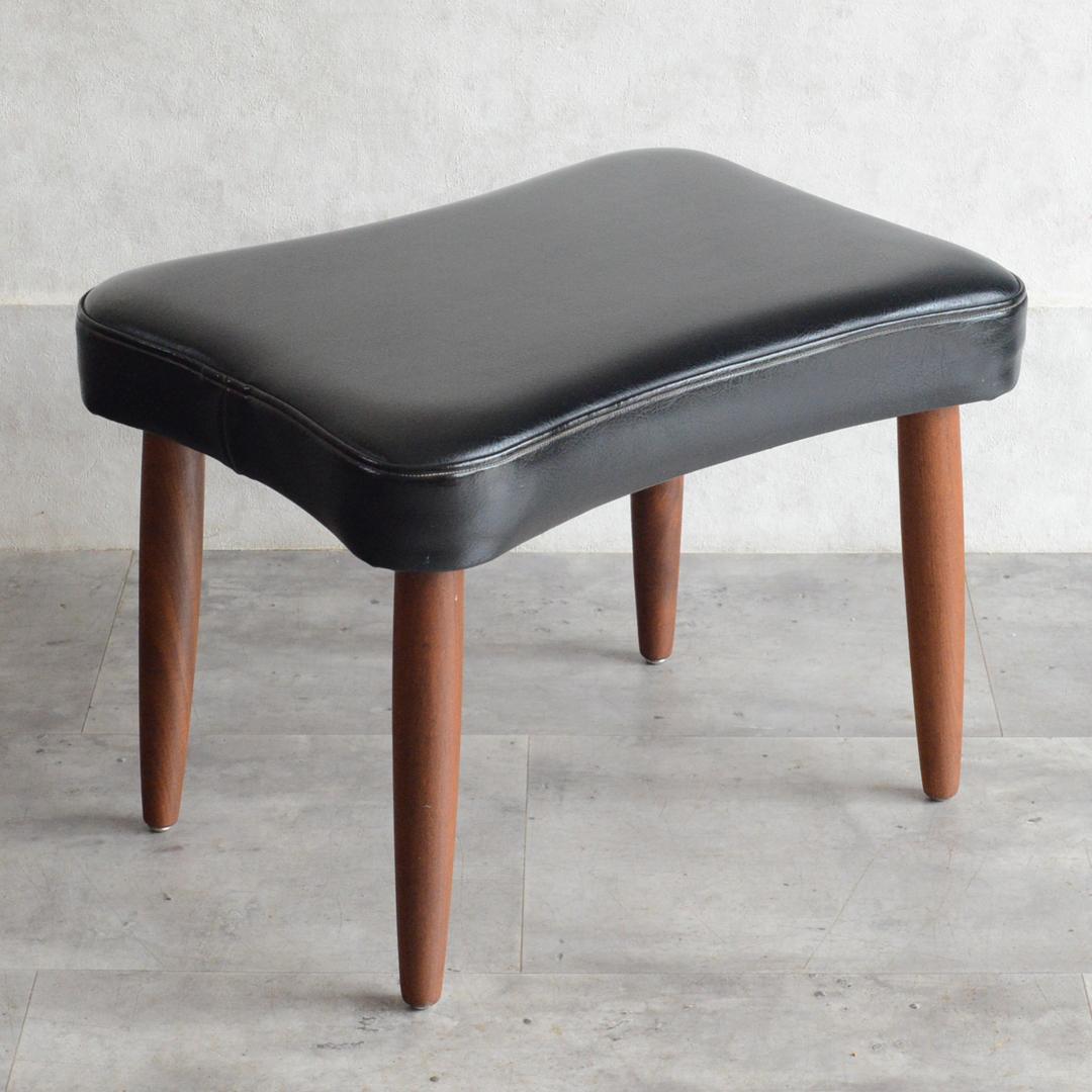 デンマーク 北欧ヴィンテージ オットマン 北欧家具 スツール チーク北欧デザイン