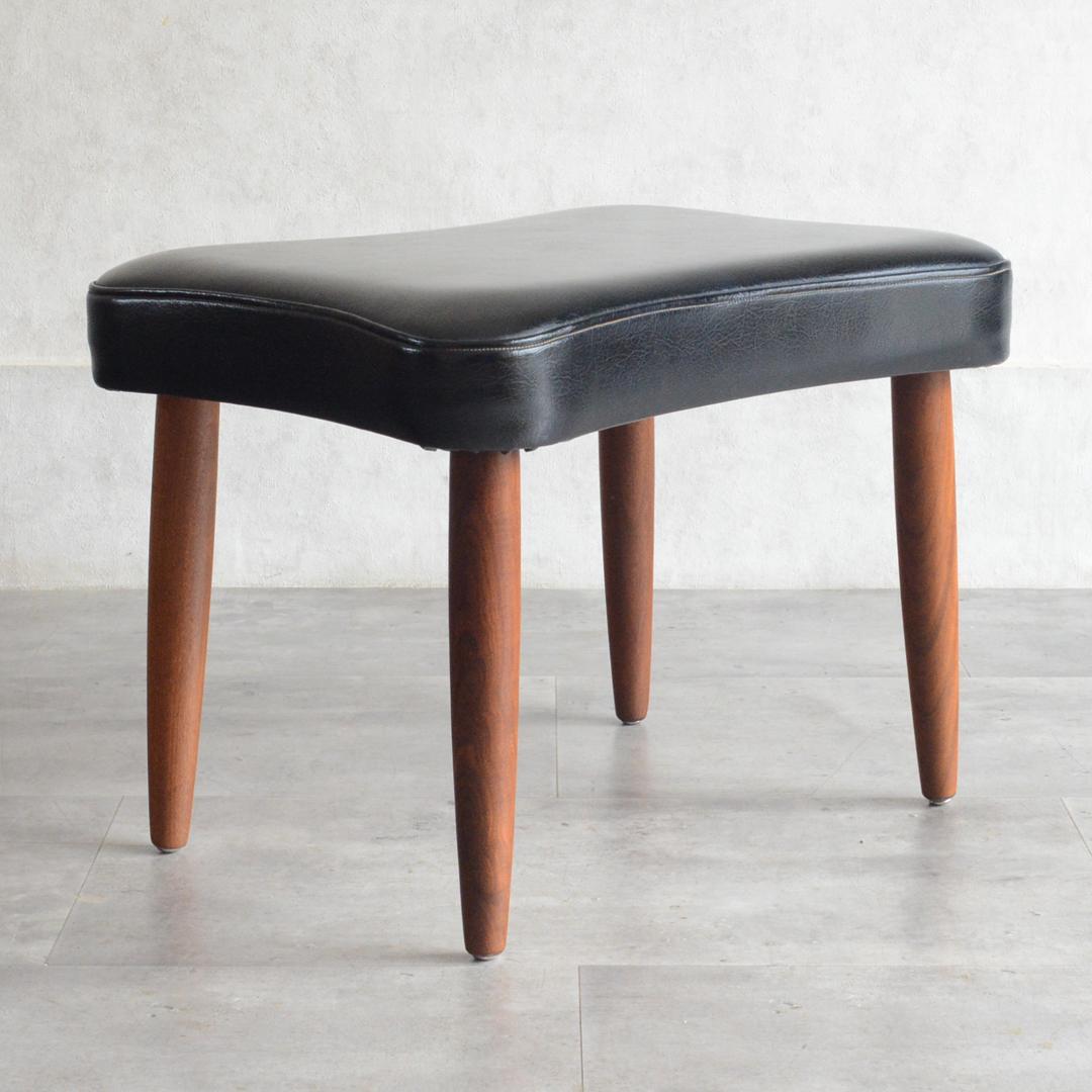 デンマーク 北欧ヴィンテージ オットマン 北欧家具 スツール チーク北欧デザイン