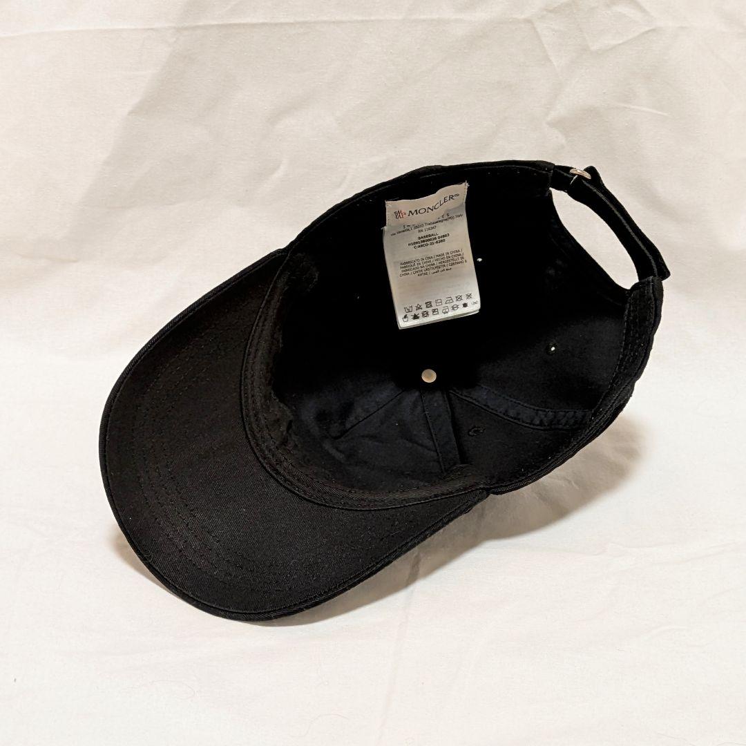 【最終値下げ】✨️MONCLER✨️ モンクレール ブラック ロゴ キャップ