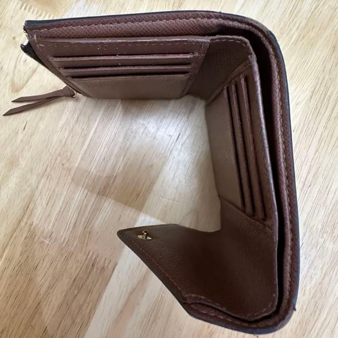 【ルイヴィトン】二つ折り財布 モノグラム/ブラウン