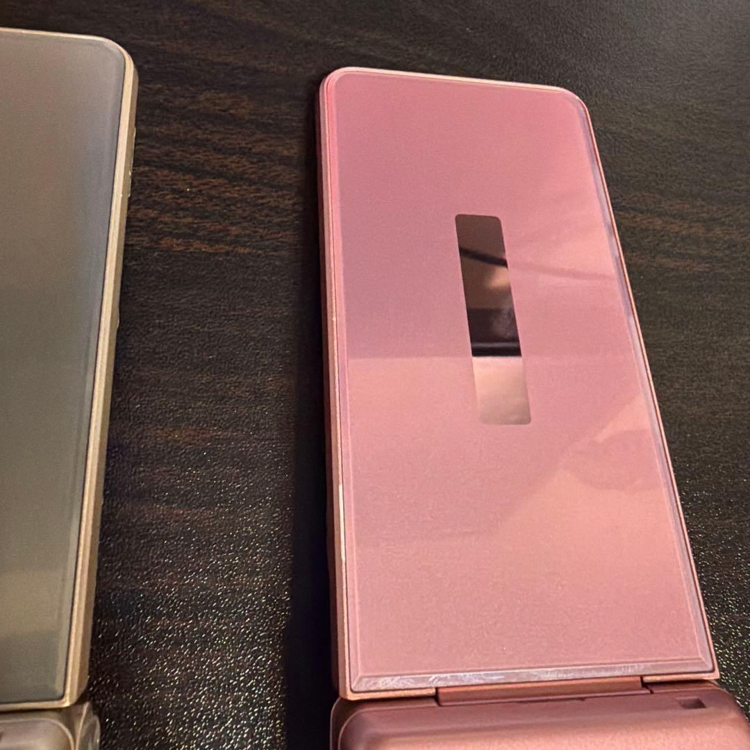 【美品】docomo SH-02L ゴールド ピンク （ガラホ）2色セット