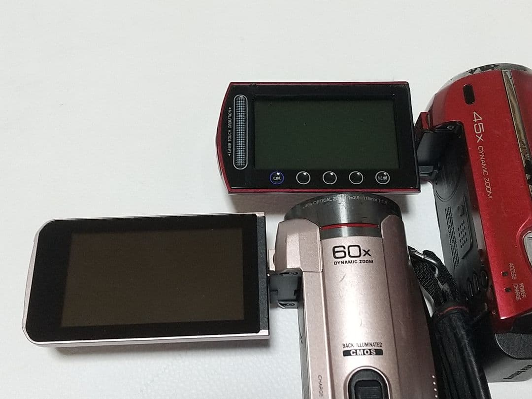 JVC ビデオカメラ 45倍 60倍ズーム　ジャンク