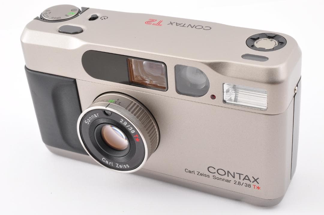 Contax T2 ゴールドチタン Point & Shoot 箱付 #FJ05