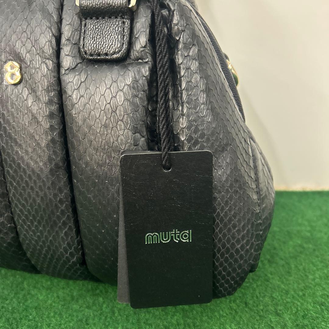 新品　ムータ 2WAYバッグ 黒バッグ ウォーターパイソン8ゴルフ muta\"