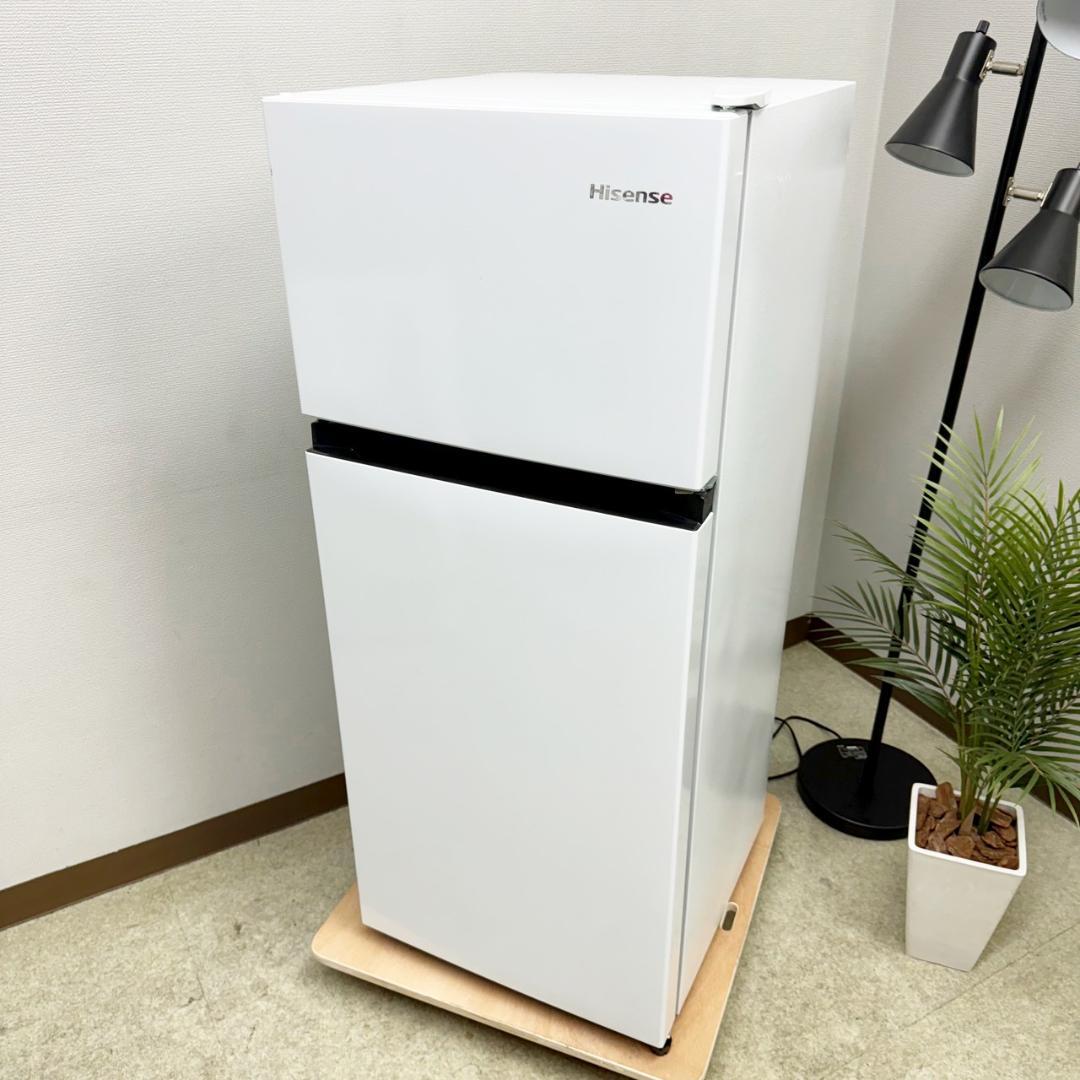 Hisense 冷蔵庫 小型 ホワイト 124L 2023年製 3ヵ月保証