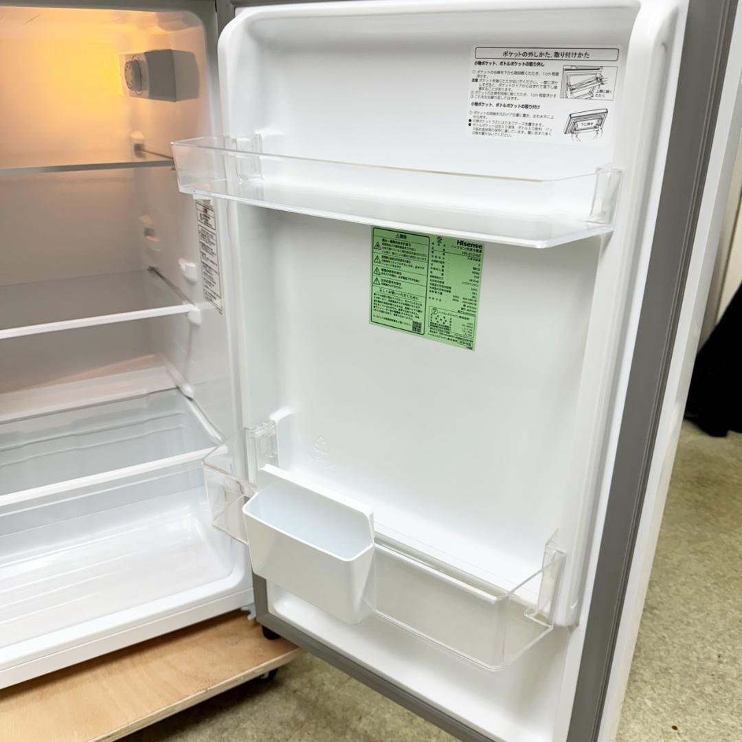 Hisense 冷蔵庫 小型 ホワイト 124L 2023年製 3ヵ月保証