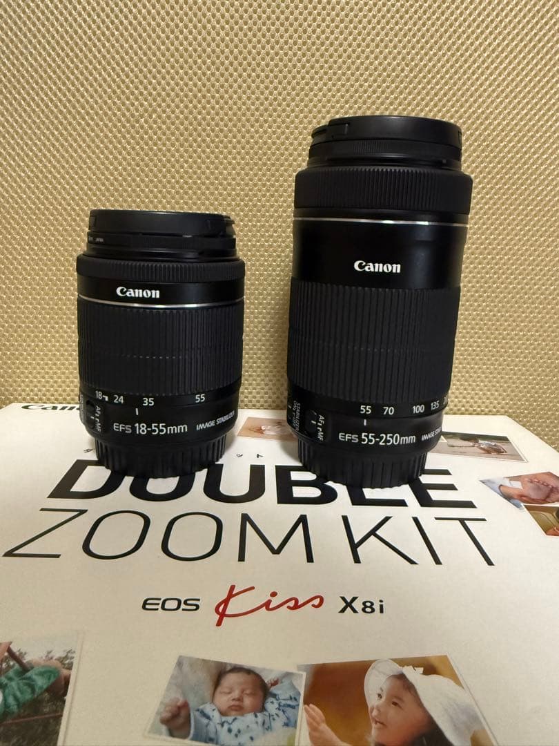 Canon EOS kiss X8i ダブルズームキット