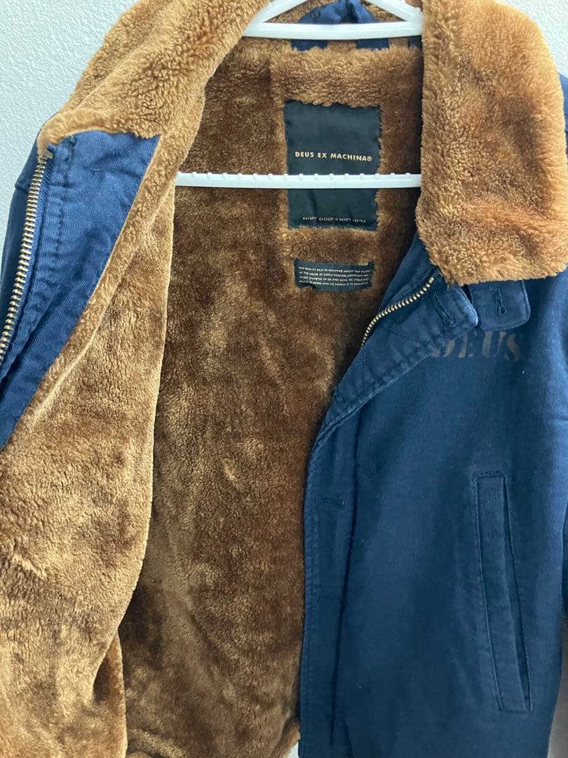 DEUS EX MACHINA ボア襟付きジャケット