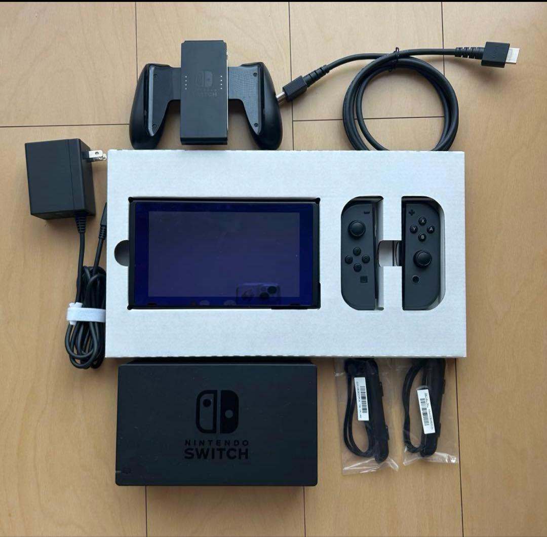 【美品】 Nintendo Switch グレー