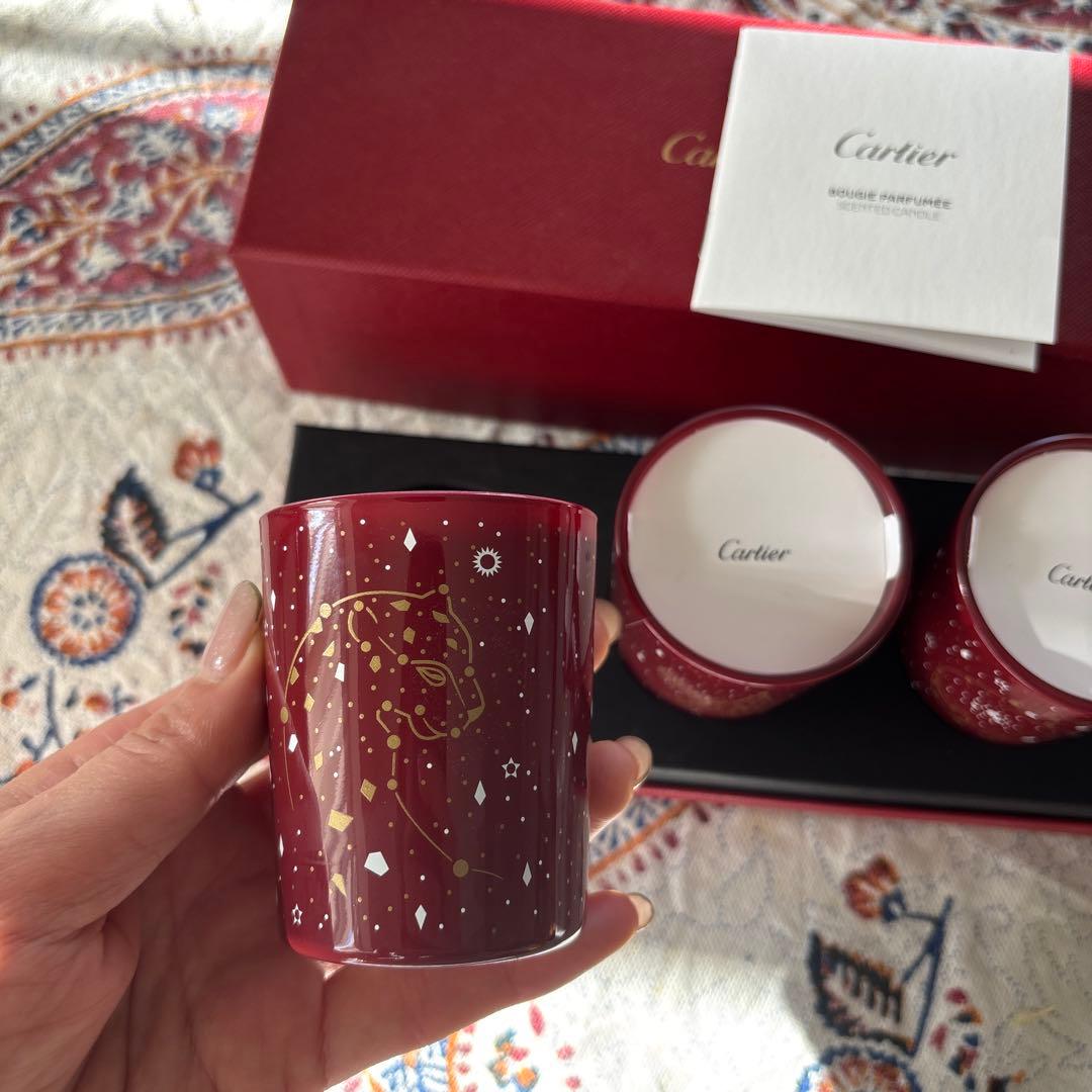 【新品】カルティエ　アロマキャンドル　3個セット