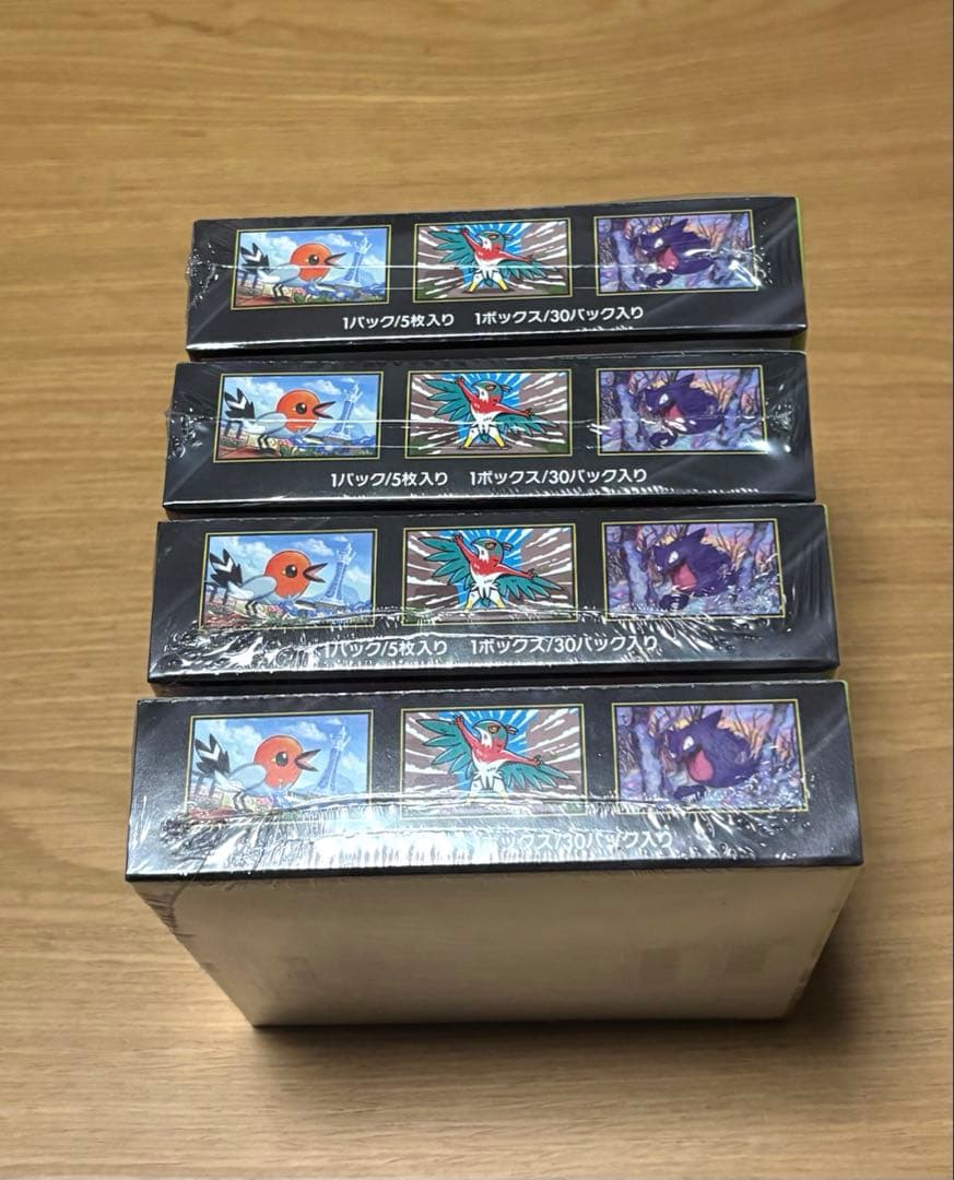 ポケモンカードゲームMEGA ムニキスゼロ 4BOX シュリンク付