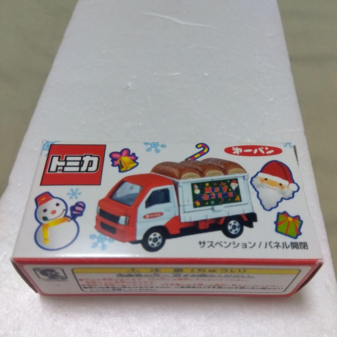 トミカ 第一パン スバルサンバー クリスマスver　赤/白　特注ミニカーです。