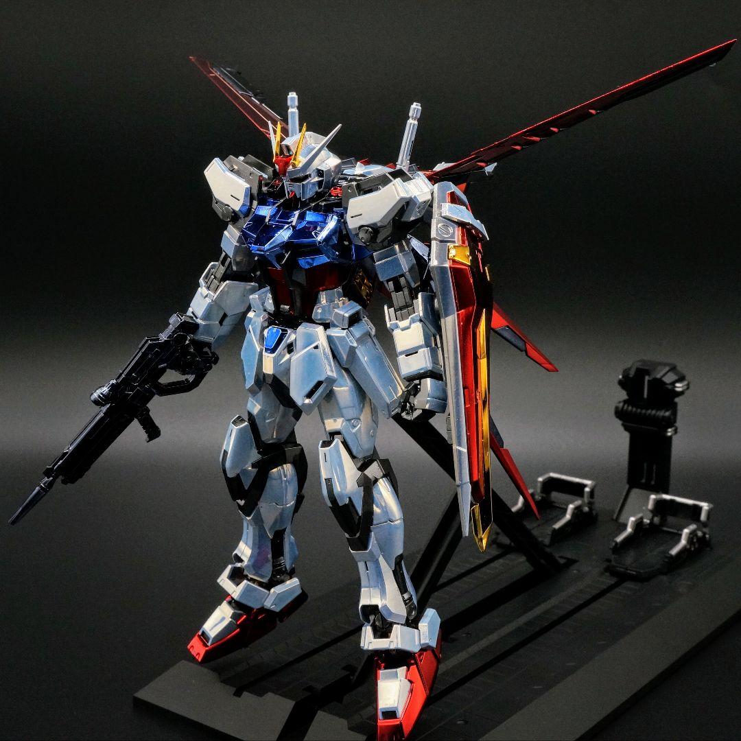 ガキマガリ【メッキ仕様】MG パーフェクト ストライクガンダム 完成品