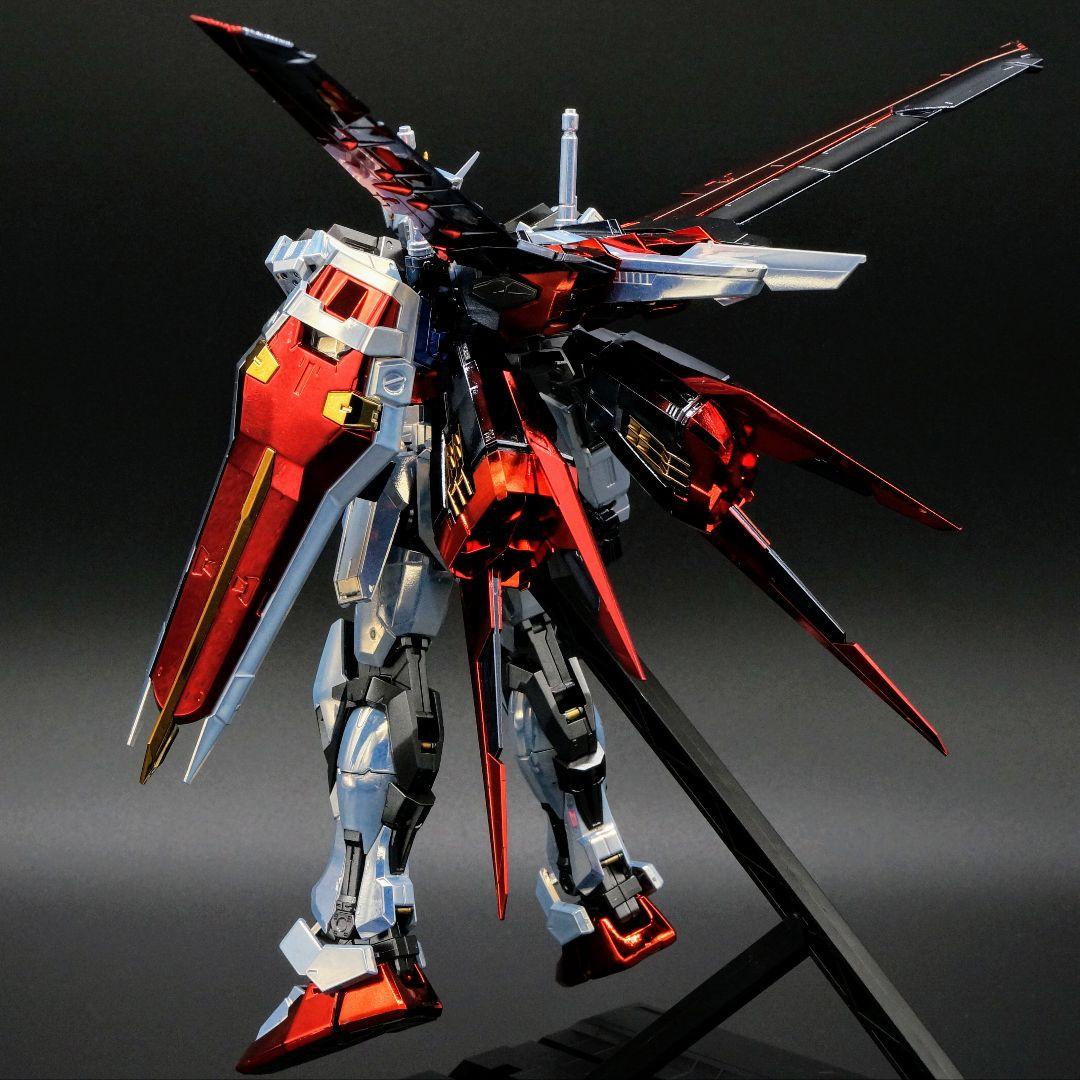 ガキマガリ【メッキ仕様】MG パーフェクト ストライクガンダム 完成品