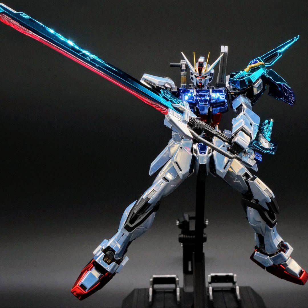 ガキマガリ【メッキ仕様】MG パーフェクト ストライクガンダム 完成品