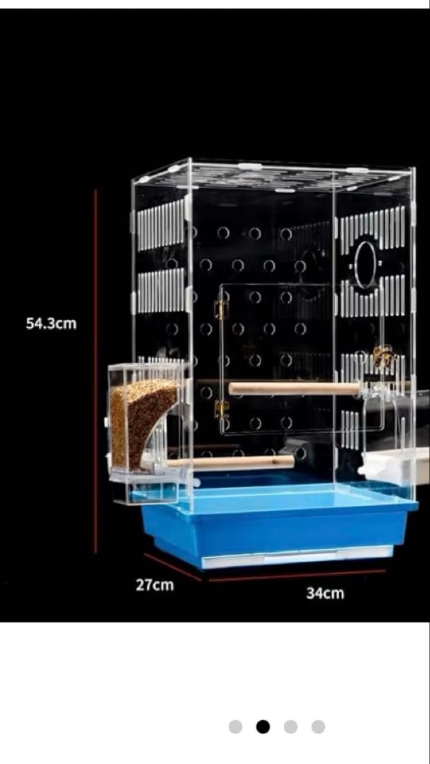 ◼︎リコ◼︎ 透明アクリル鳥かご