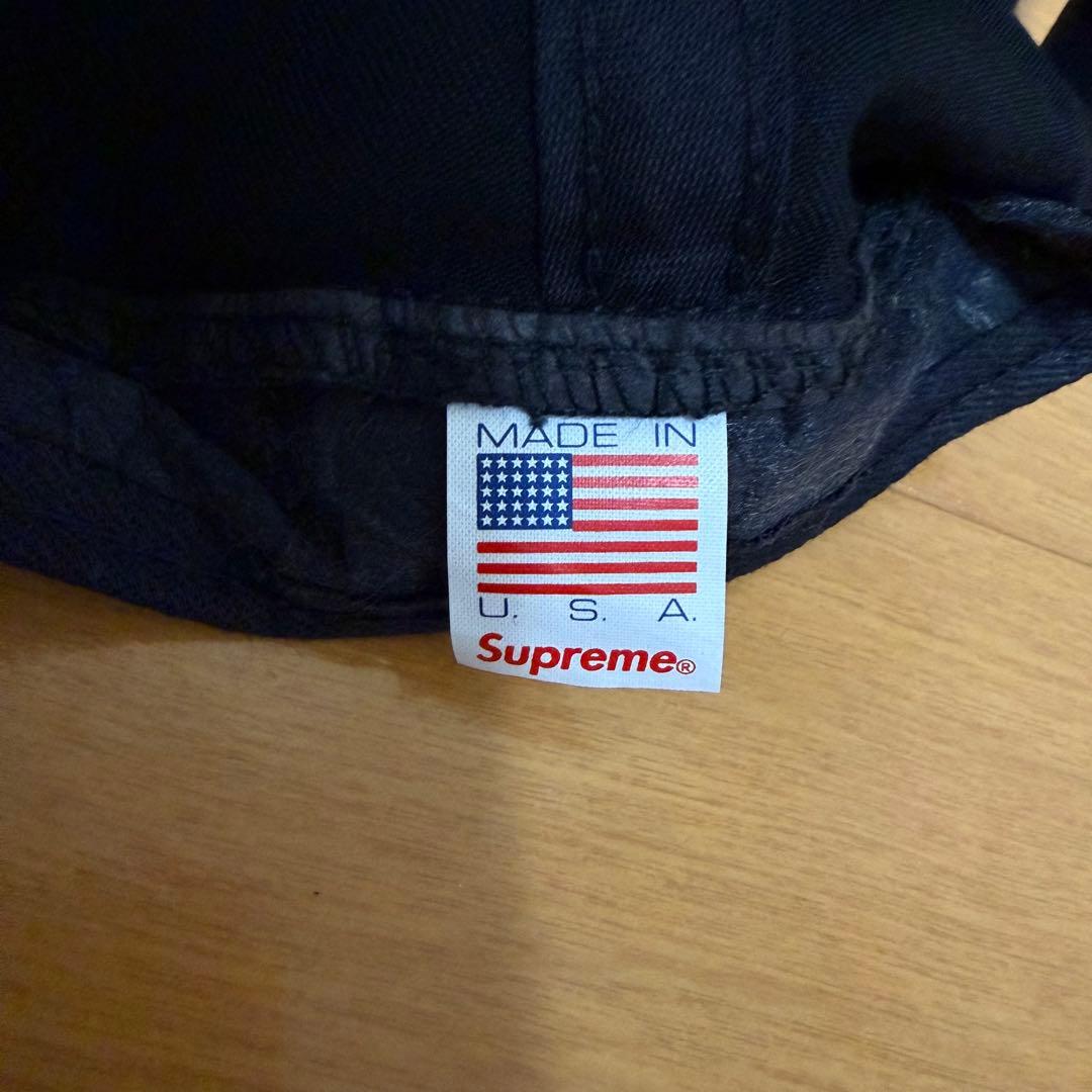 ほぼ未使用 Supreme S Logo 6-Panel ブラック 15ss
