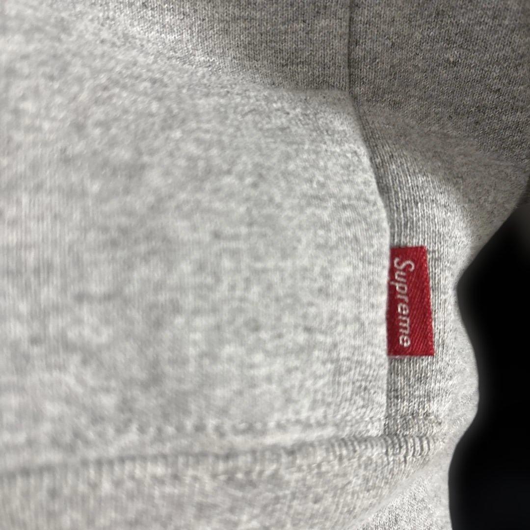 ブルードラゴン！Supreme グレー フード付きジップパーカー