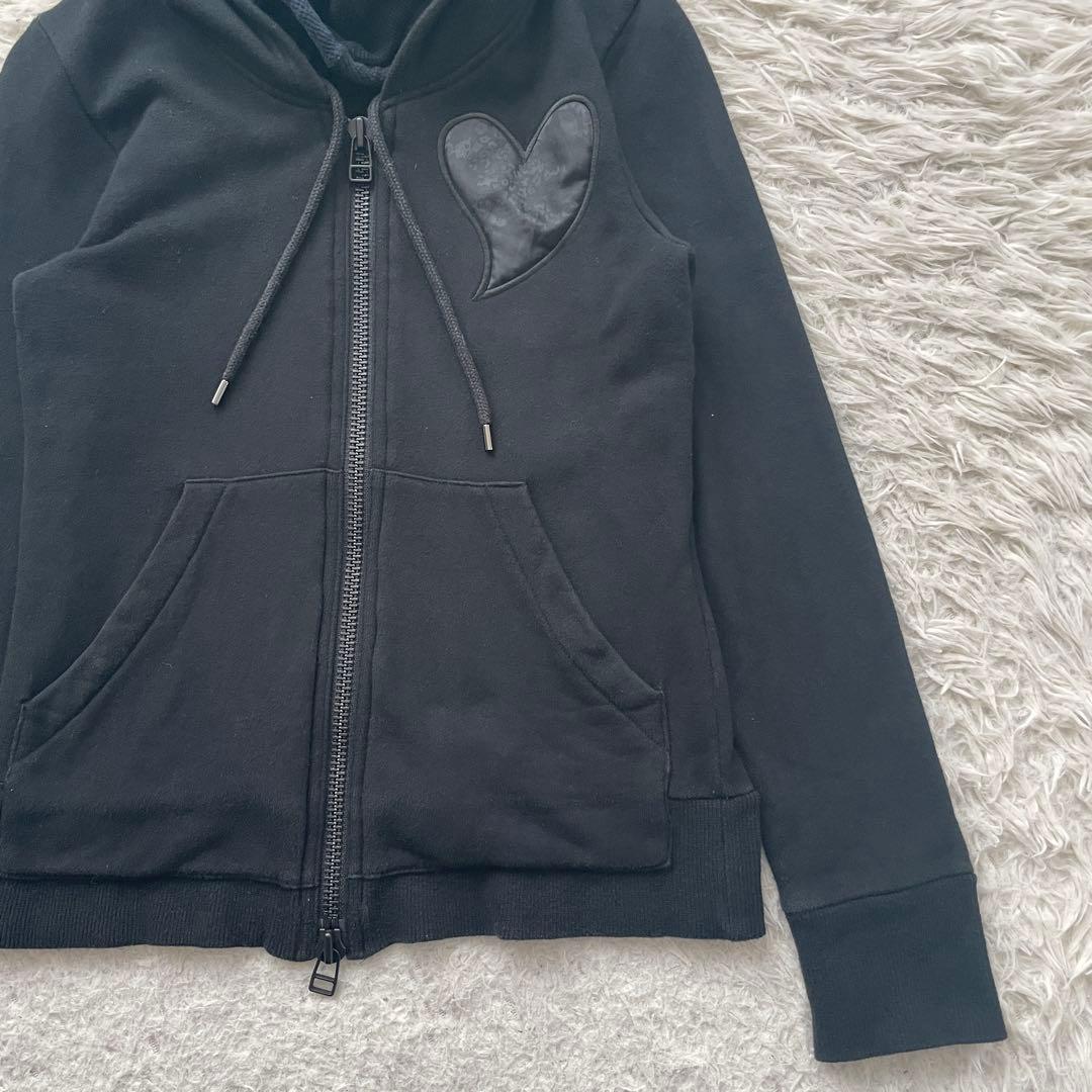 Roen 2way スカル　ネックウォーマー　パーカー　ジップ　ライダース