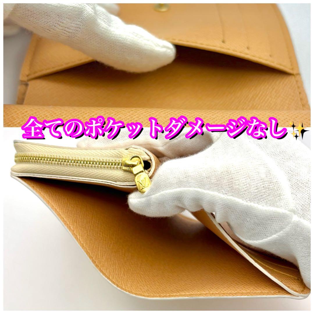 新品並み✨ルイヴィトン　ポルトフォイユ・ルー　デュンヌ　モノグラム　折り財布　箱