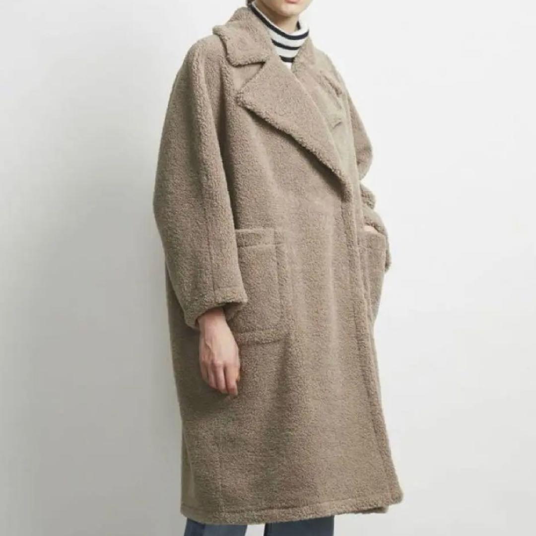 最終価格！【美品】 エリオポール HELIOPOLE ボアコート ベージュ 38