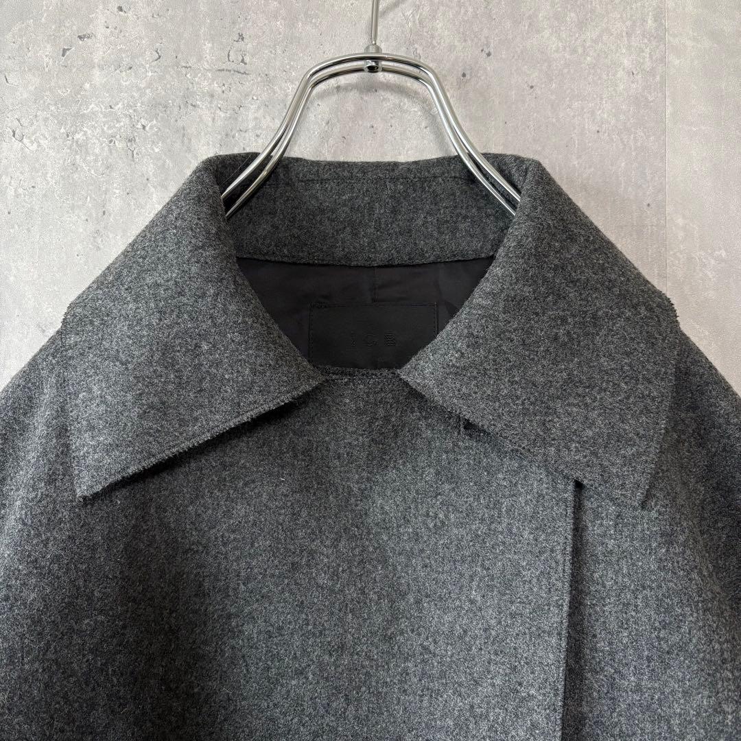 ICB アイシービー レザー ボンディング　コート　ロングコート　完売品