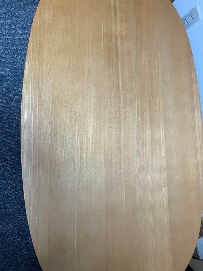 廃盤品　無印良品　楕円形こたつ MJ-KDF1340/N こたつ布団付き