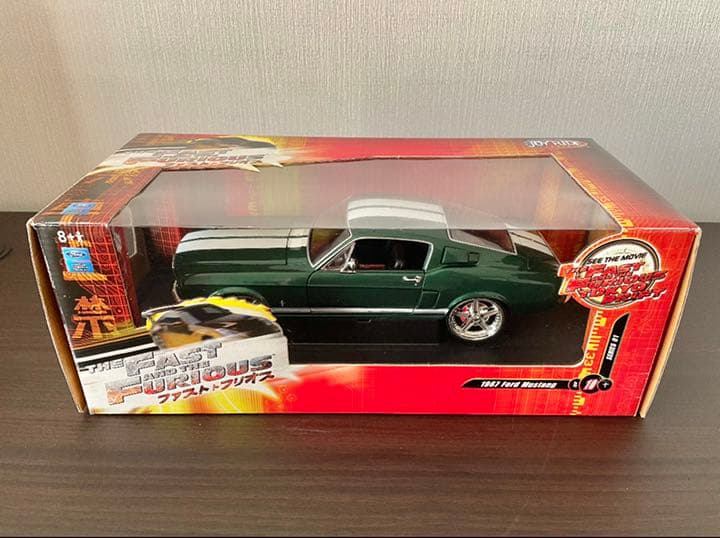 【日本未発売、絶版】ワイルドスピード ミニカー フォードマスタング 1/18