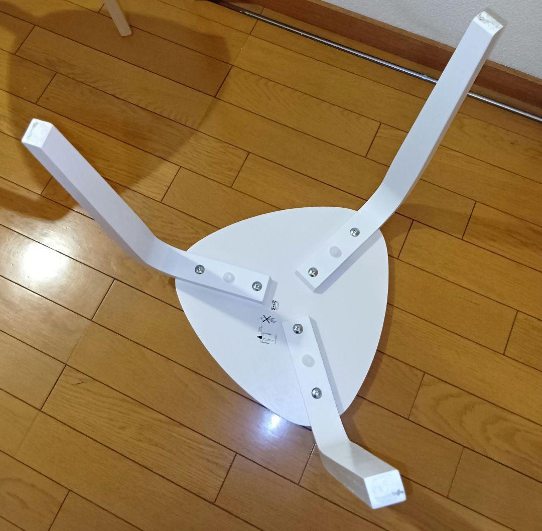 IKEA KYRRE シルレ スツール ナチュラル 1脚　ホワイト2脚　セット