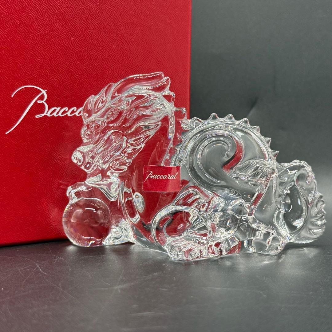 Baccarat 干支 辰年 クリスタル フィギュリン