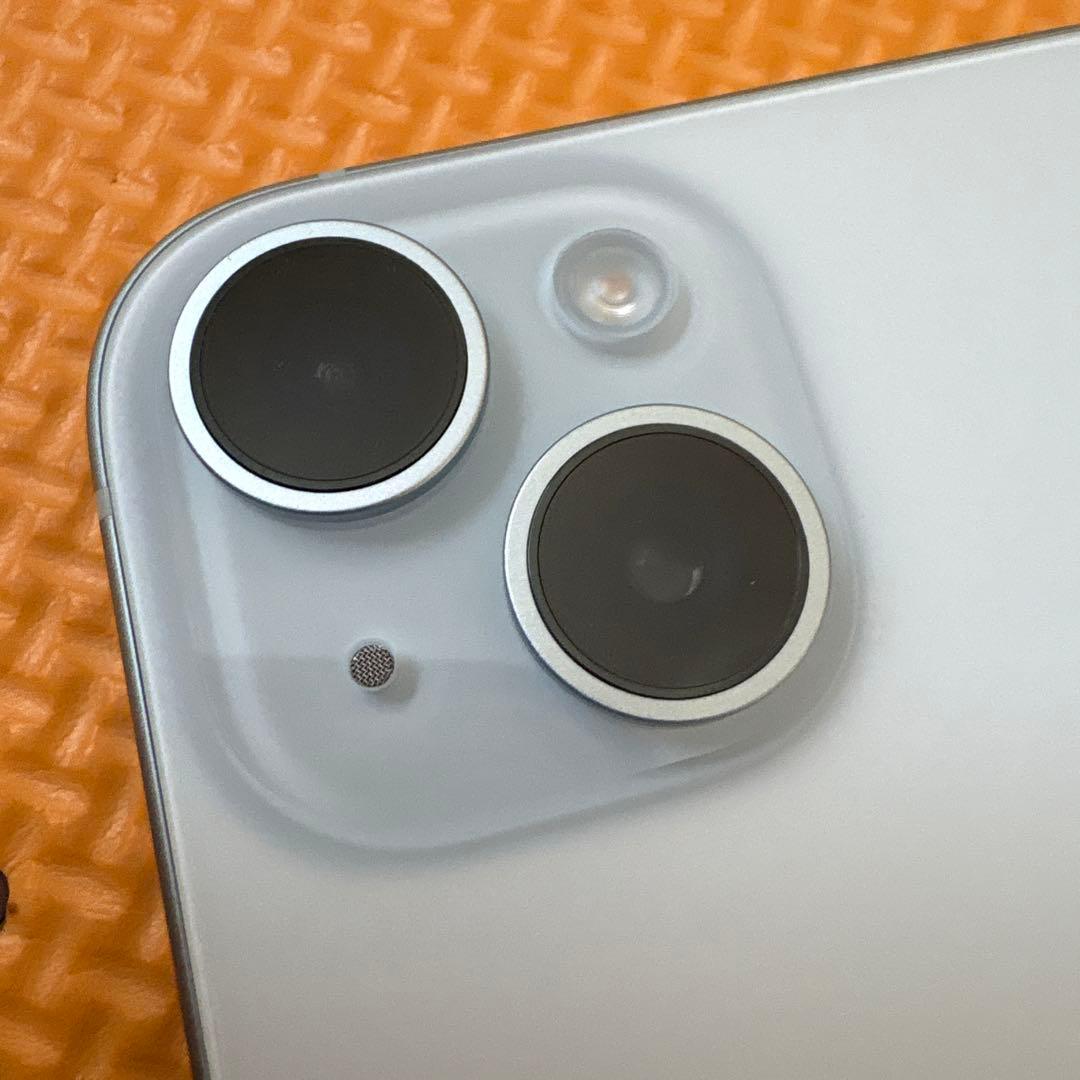 Apple iPhone 15 ブルー128gb 本体　バッテリー95% 美品