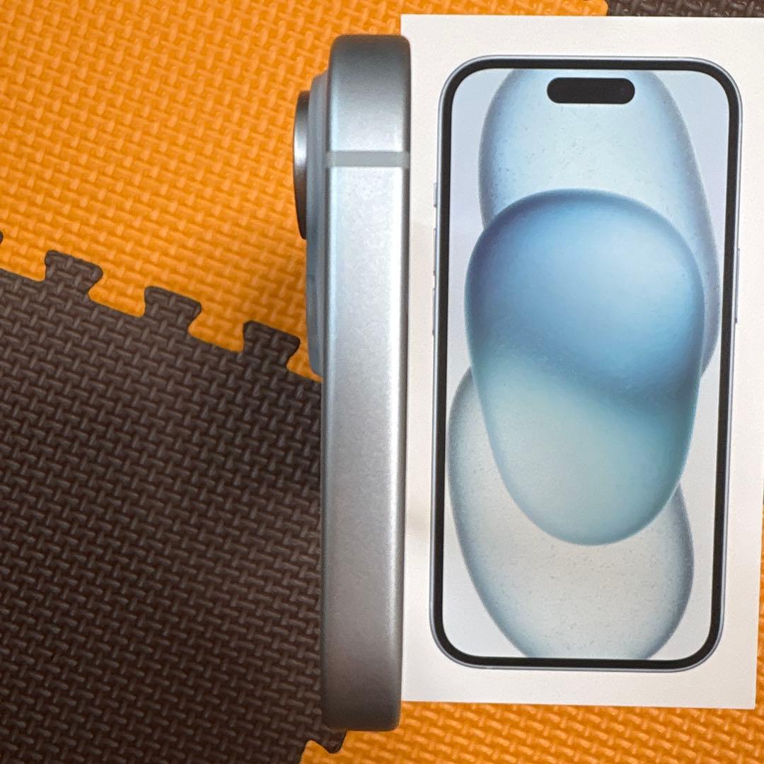 Apple iPhone 15 ブルー128gb 本体　バッテリー95% 美品