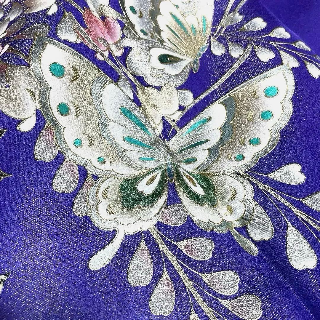 振袖フルセット　高身長　金通し　手描き友禅　成人式振袖　振袖　裄丈71