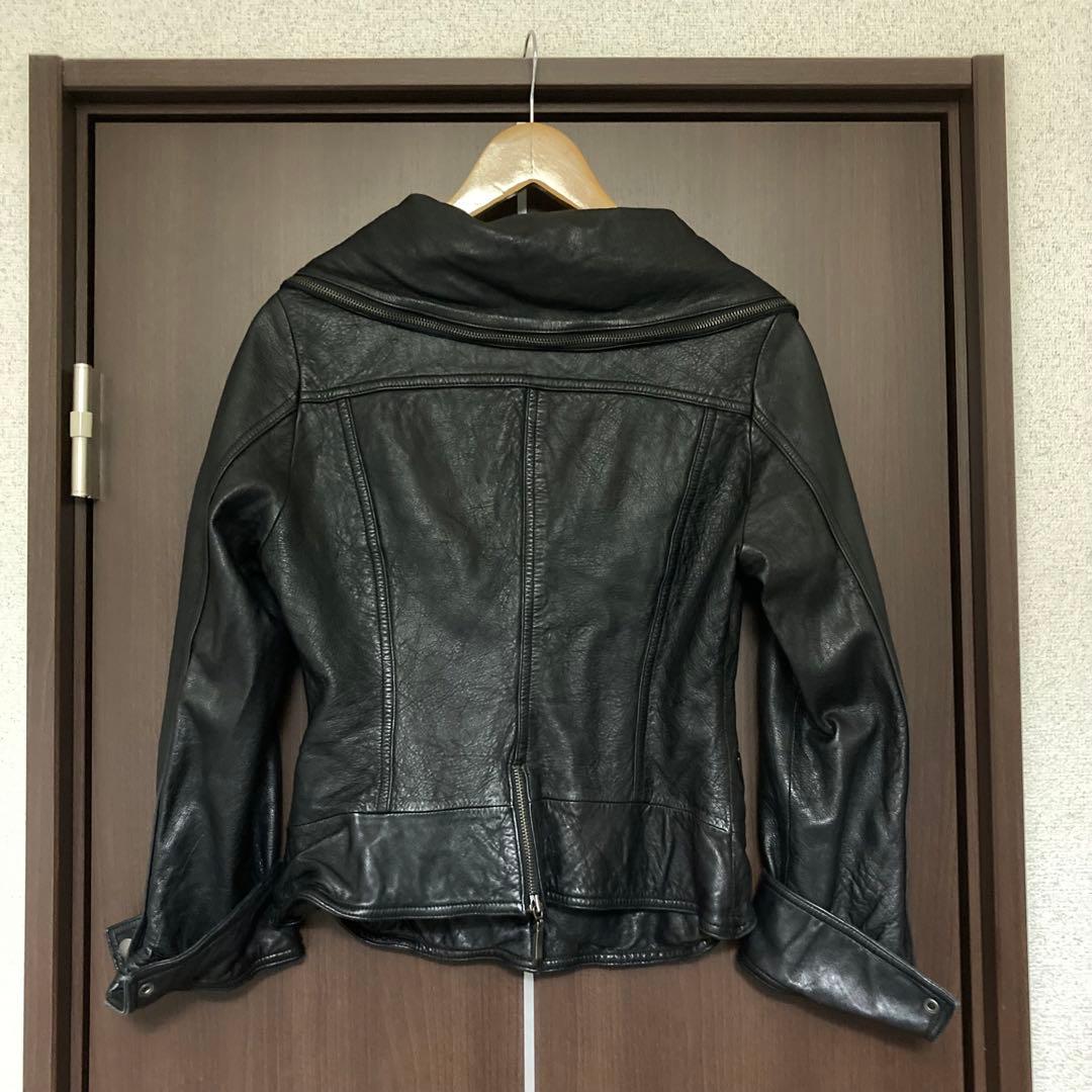 y2k 00s archive レザーガスマスクジャケット 38美品