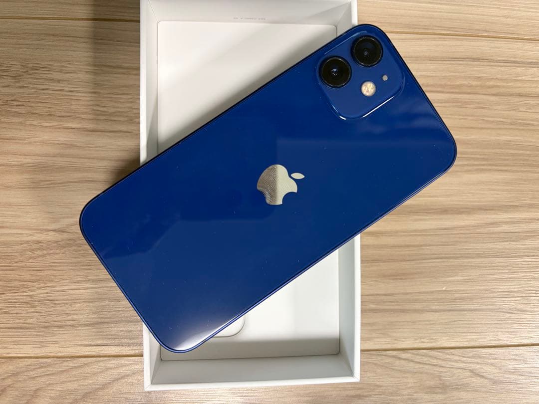 【美品】iPhone 12 mini 64GB 本体 ブルー
