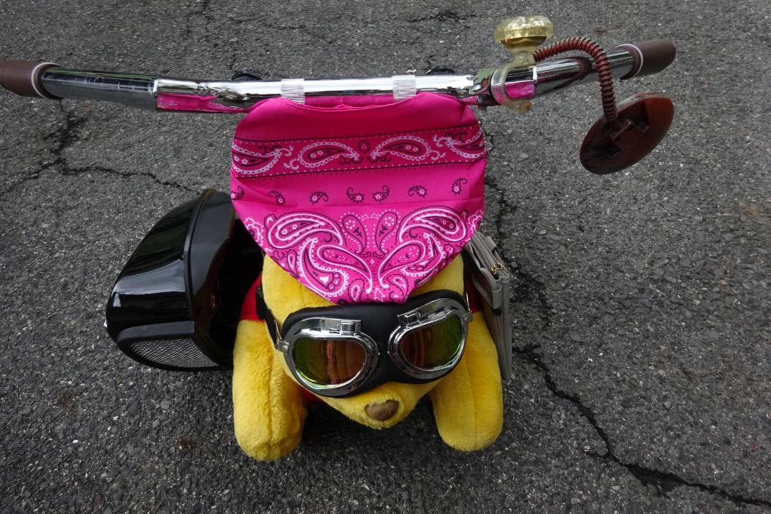 キッズカート くまのープー ハーレー 子供用バイク ディスプレイ品 面白い