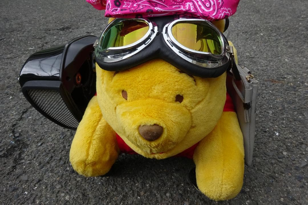 キッズカート くまのープー ハーレー 子供用バイク ディスプレイ品 面白い