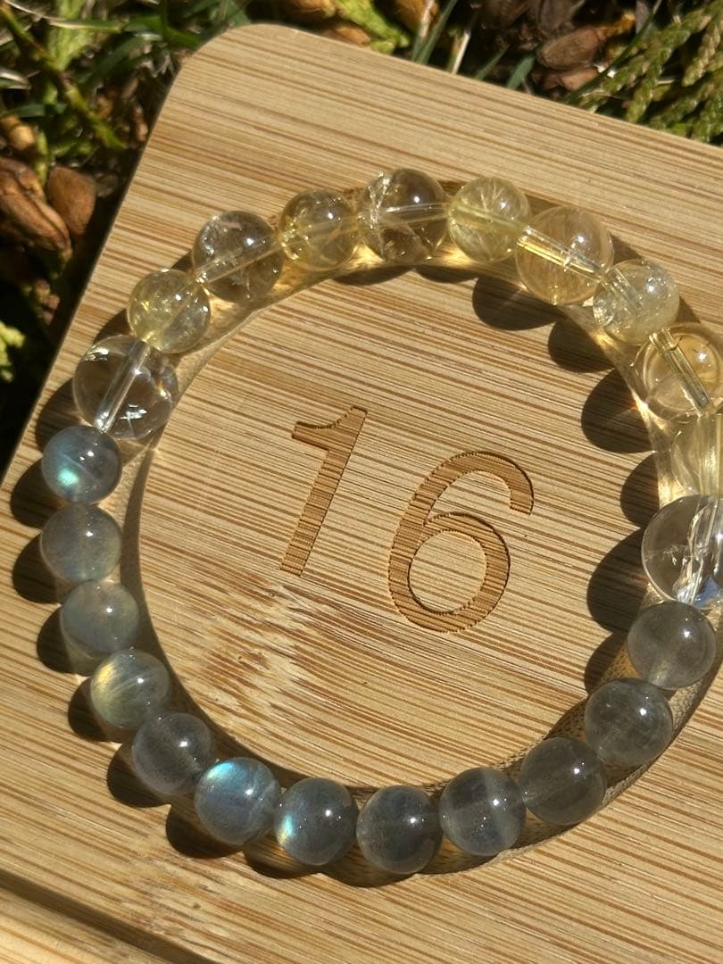 ユニドロブレスレット　イエロー系