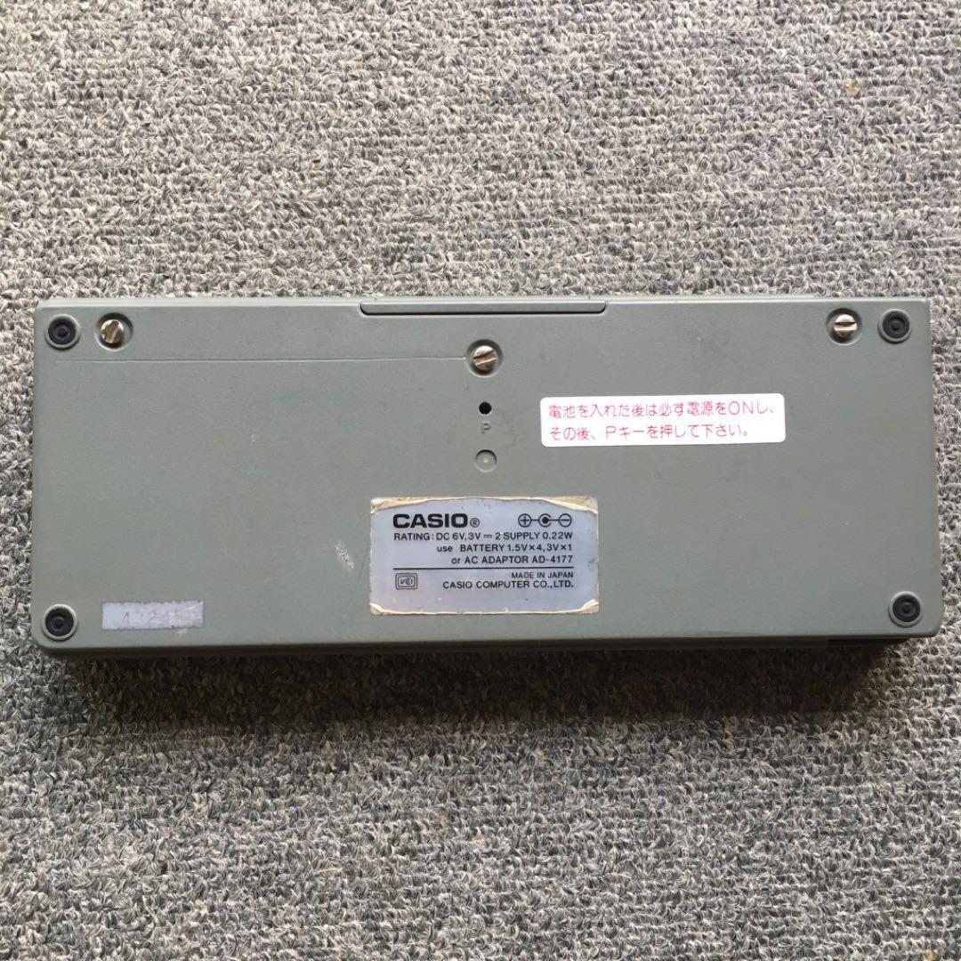 CASIO ポケットコンピュータ Z-1 、256KB増設済み　ジャンク