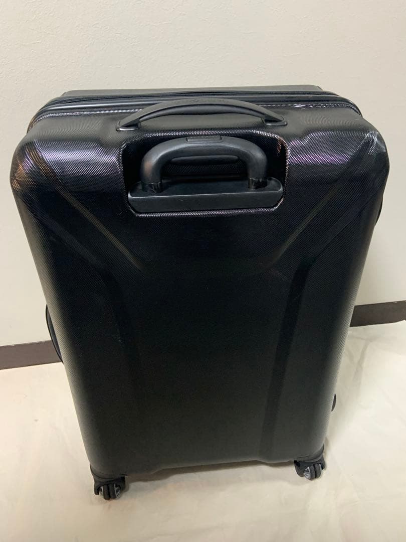 サムソナイト 大型 大容量 スーツケース 拡張機能付き TSAロック 二輪 黒