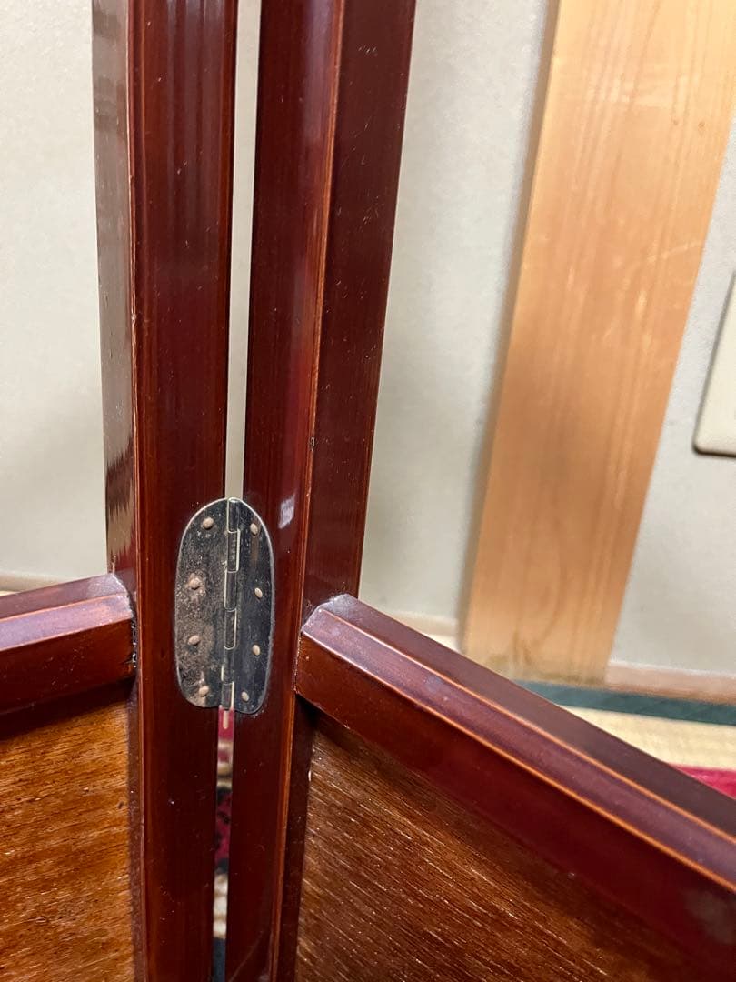 昭和レトロ木製 衣紋掛け ハンガーラック 折り畳み式 古道具 古民家　衣桁