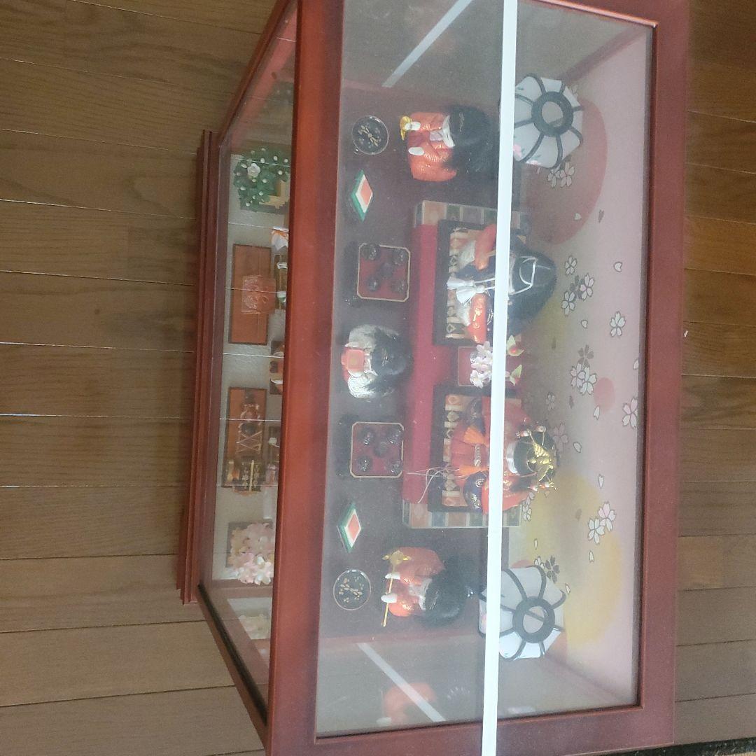 ひな人形セット、勢揃い