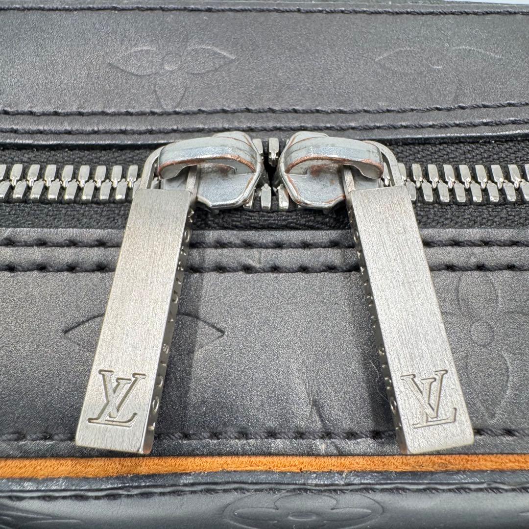 ルイヴィトン モノグラム マット シェルトン ハンドバッグ ノワール