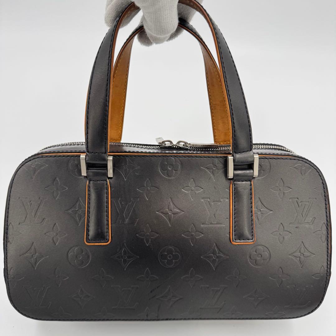 ルイヴィトン モノグラム マット シェルトン ハンドバッグ ノワール