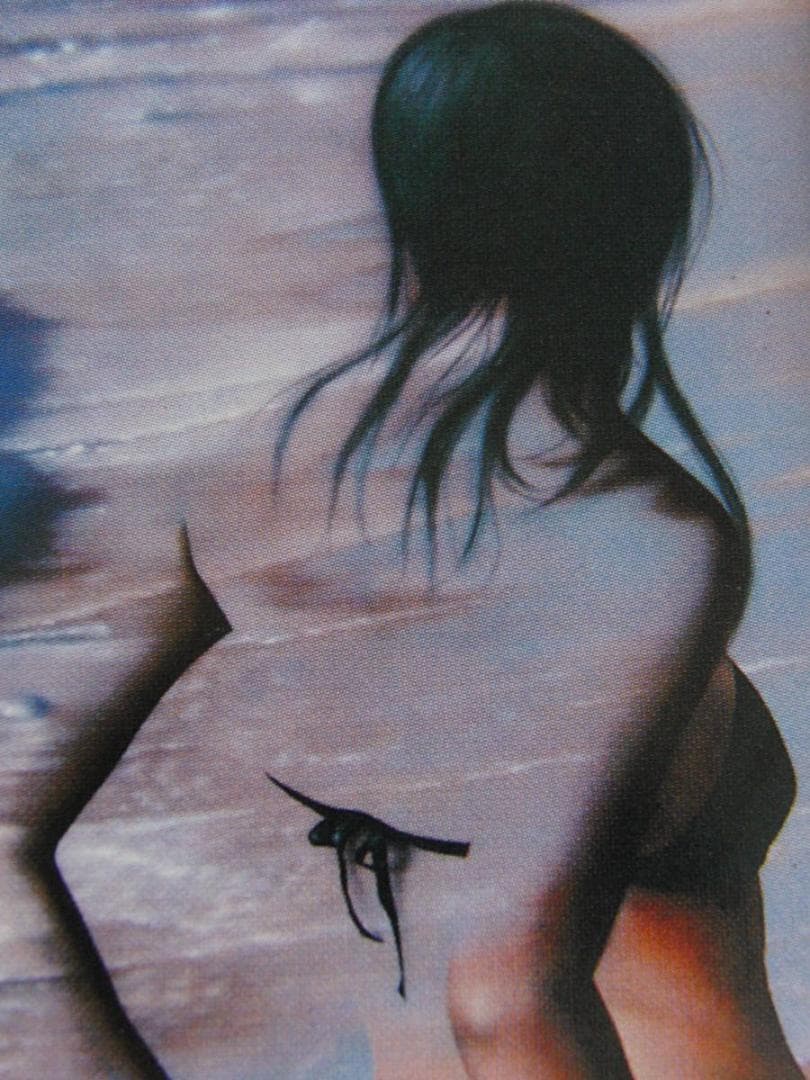 森秀雄、【偽りの青空】、希少な額装用画集より、新品額装、マット額装付、状態良好