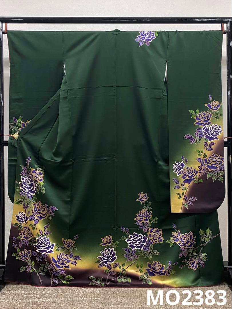 振袖 豪華 型染め モダン 個性的 紋意匠 身丈166cm