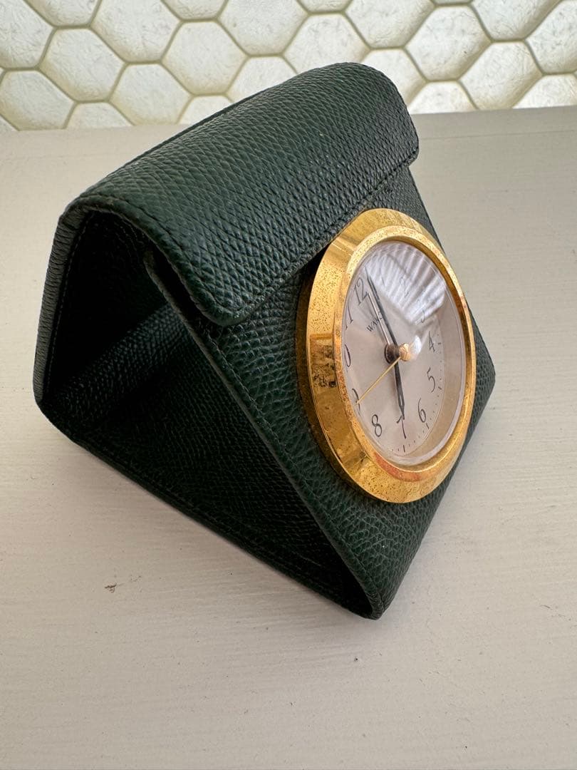和光トラベル時計　緑